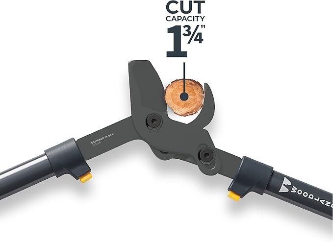 Woodland Tools Heavy Duty Lopper – 28 Inch Lever-Action Branch Cutter with Bypass Blade and Non Slip Grip – Manual Tree Limb Cutter for Thick Branches and Tough Yard Work
