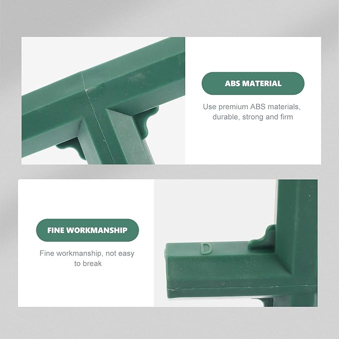 Yardwe 20Pcs Greenhouse Frame Connector, 5 Types Gardening Frame Pipe Fitting Plastic Joint Connectors for Stable Plant Support and Greenhouse Construction, 16mm