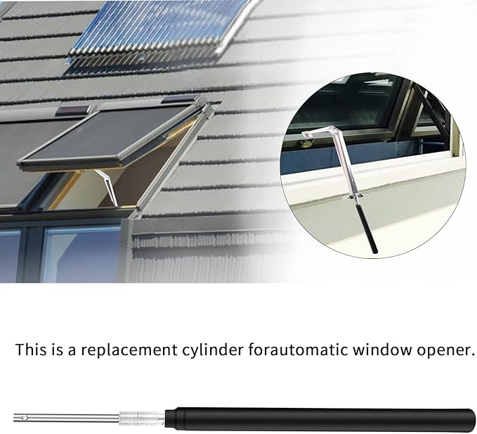 Greenhouse Vent Automatic Opener, Solar Heat Sensitive Roof Vent Opening Kits, Auto Ventilation Window Opener Agriculture Greenhouse Accessories Lifts 15 Lbs