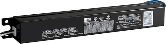 OHLECTRIC Replacement for Keystone KTEB-232-UV-IS-N-P 2 Lamp T8 Electronic Fluorescent Ballast with Normal Light Output | 120-277V Input with Instant Start Operation | 0.88 Ballast Factor, UL-Approved