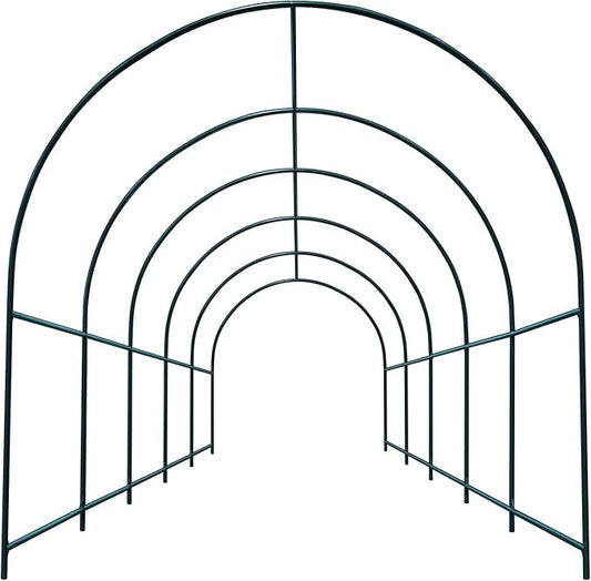Strong Camel Greenhouse Replacement Frame for Larger Hot Garden House, Support Arch Frame Climbing Plants/Flowers/Vegetables (16.4'x 7' x 7.2')
