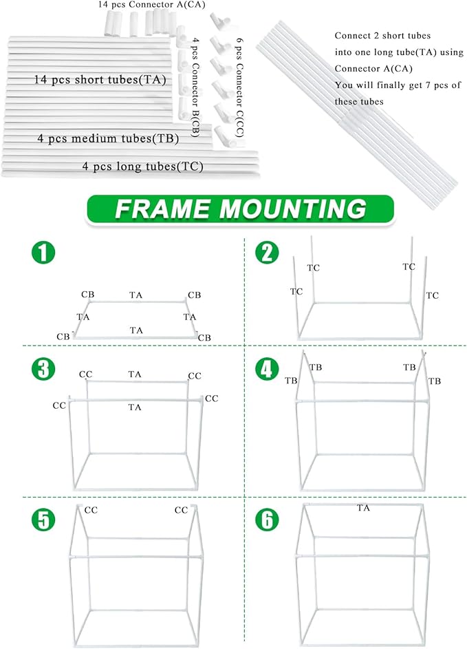 Winter Plant Covers for Freeze Protection Warm Plant Tent Shrub Covers for Winter Frost Protecting Fruit Potted Plants Tree from Freezing and Animals (24 * 24 * 28", 2 Pack)
