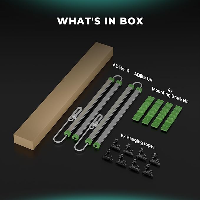 Mars Hydro ADlite UV55&IR30 LED Grow Light for Indoor Plants, 4x4 Ft Coverage Strengthens Plant Resistance, Encourages Flowering, Supplemental for TS3000/FC6500/FCE6500/FC8000/FCE8000/FC1000W/FCE1000W