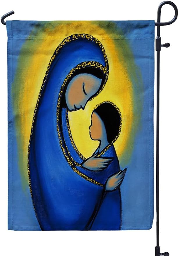 Birth of Jesus Outdoor Garden Flag 12X18 Inches Double Sided Seasonal Garden Flag