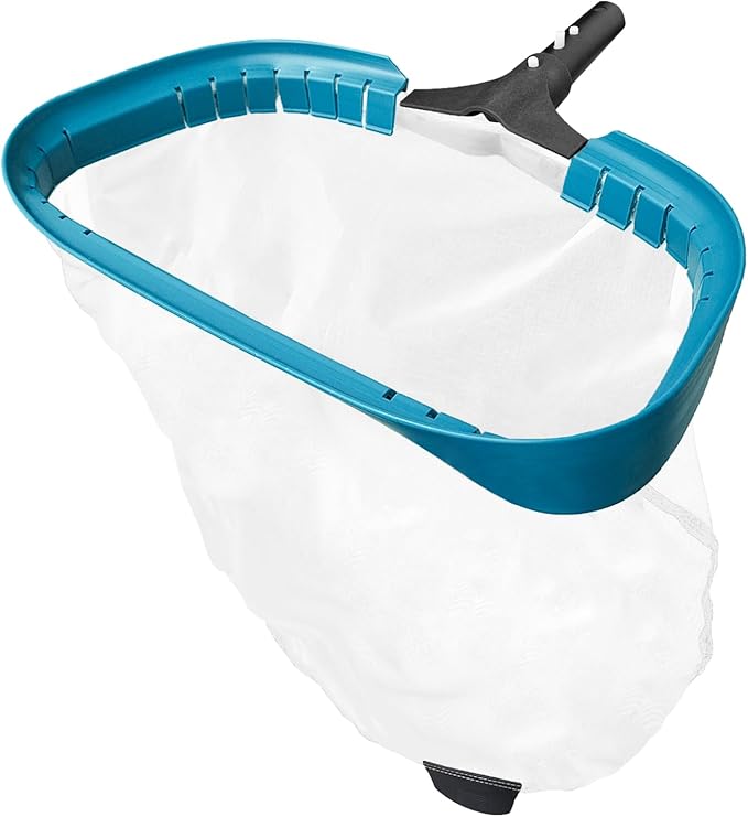 POOLWHALE Pool Net - Professional 20" Swimming Pool Leaf Skimmer Rake, Aluminum Frame Deep Nylon Bag, Ultra Fine Mesh Nets for Cleaning Leaves, Sand, Pollen, Finest Debris (No Pole)