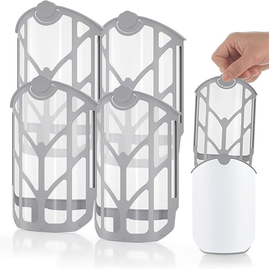 4 Pack Refill Cartridges Compatible with ZEVOPlug-in Light M364, M364A & Max - Flying Insect Trap Replacement Kit for Indoor Use (4 Refill Cartridge)