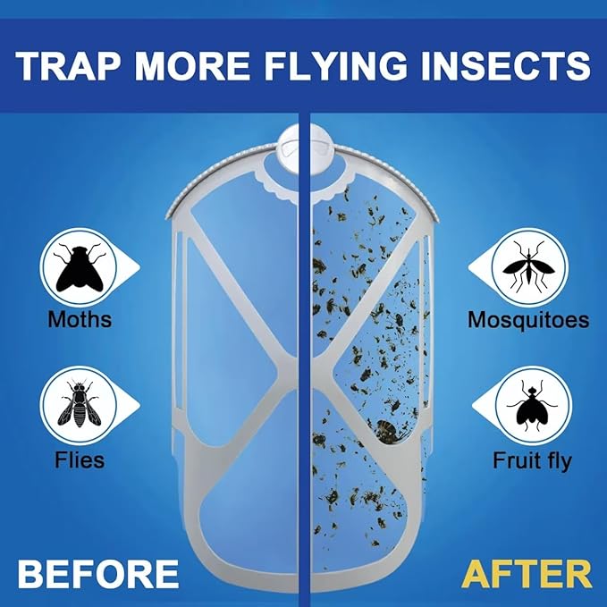 33 Pack Cartridge Refills for Flying Insect Trap M364 M364A and Max, Indoor Use