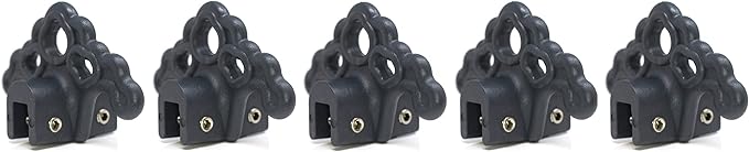 Plastic Roof Ice Guard Snow Guard Snow Stops for Standing Seam Metal Roofing - Multi-Color/Multi-Pack Listing (5, Grey)