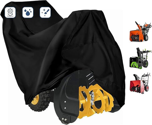 FLYMEI Snow Blower Cover Heavy Duty 600D Snowblower Covers Waterproof, Outdoor Snow Thrower Cover Universal Fit for EGO, Honda, Ryobi, Cub Cadet, Ariens, Troy Bilt, Snow Joe, Toro