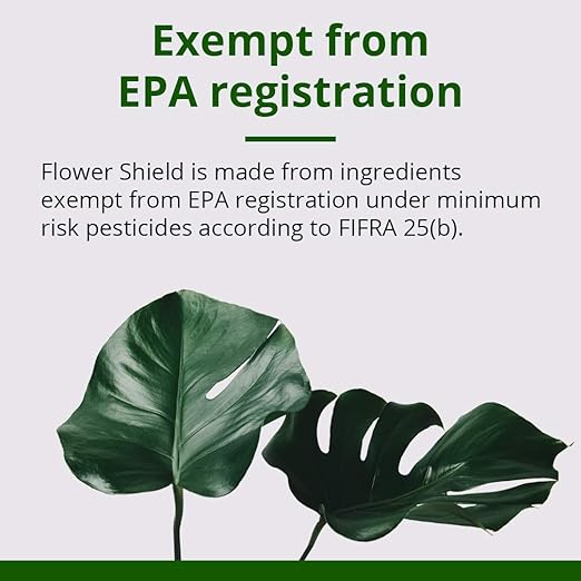 Humboldts Secret Flower Shield | Insecticide, Pesticide, Miticide, Fungicide | Bug Spray for Plants | Spider Mite & Powdery Mildew Control | Indoor & Outdoor | Houseplant & Garden | 2 Ounce