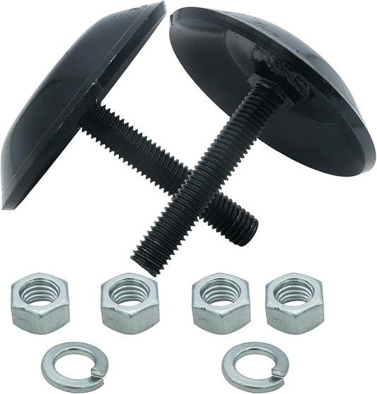 2873423 Snow Plow Skid Shoes Kit Compatible with Polaris Ranger, Razor, or ATV plow Super Heavy-Duty Skid Shoes