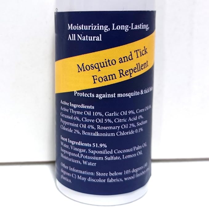 Natural Mosquito Repellent, Tick Gnats and Chiggers Repellent Spray Foam (1)