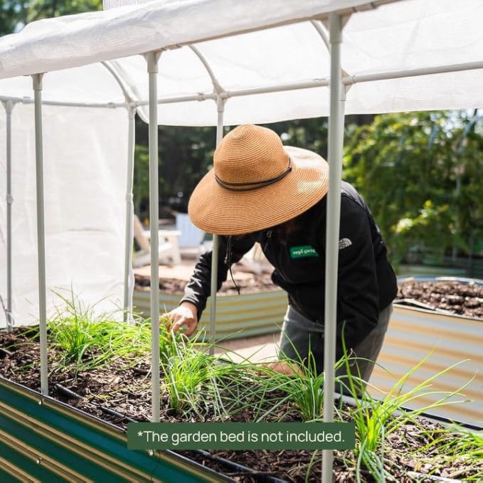 Vego garden Cover System for 3.5' Round Garden Bed