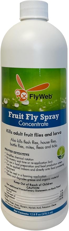 Gardner - Fruit Fly Spray for Gnats, Bugs, Fleas, Ticks, Mites, Wasps - Pet Friendly All Natural Bug Spray for Home - Gnat Killer for Indoor Plants - Stain Free Flying Insect Spray