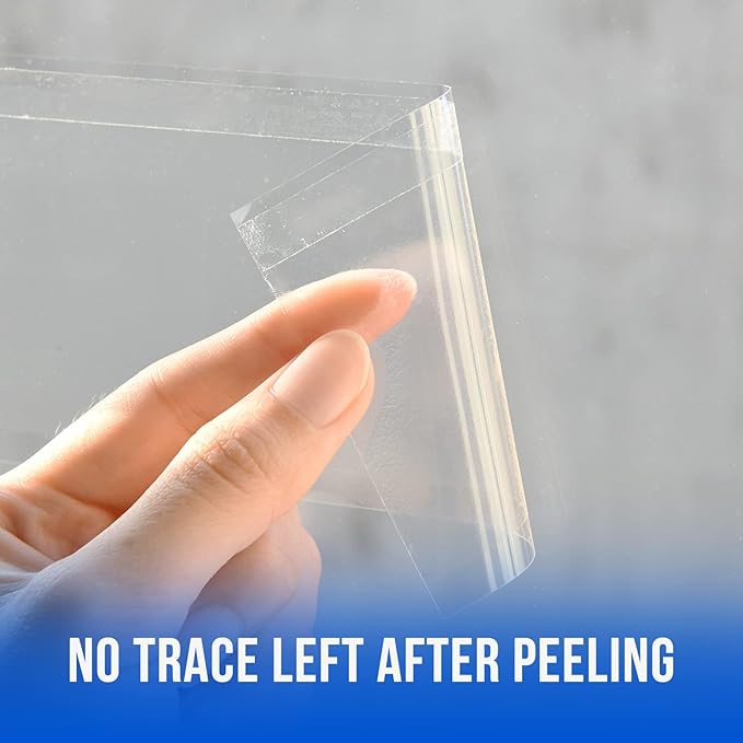 Garsum Window Fly Traps Indoor, Fly Paper Bug Sticky Strips, House Fly Killer Window Decal Non-Toxic,4 Pcs per Pack Total 12 Pieces