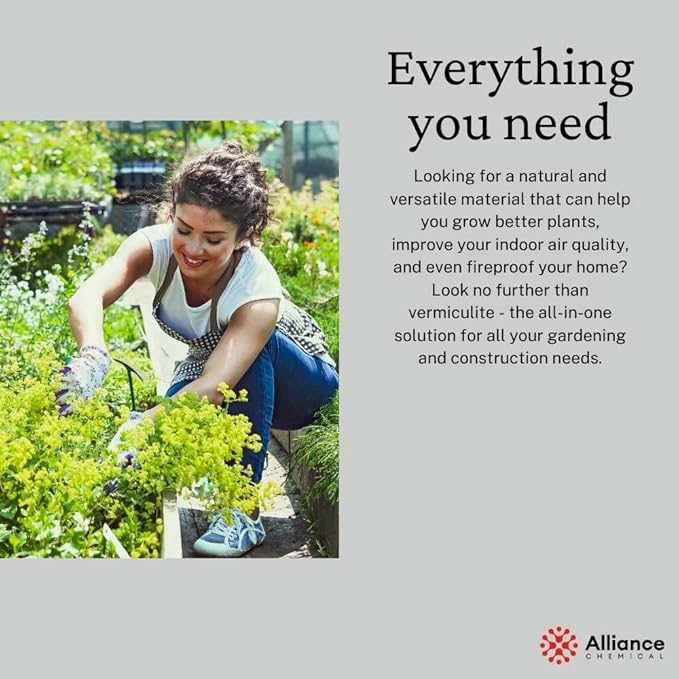 Premium Organic Fine Vermiculite - 10 Cubic Feet, 5-Pack (255 Quarts) - Soil Amendment for Gardens, Essential for Mushroom Cultivation and Potting Succulents