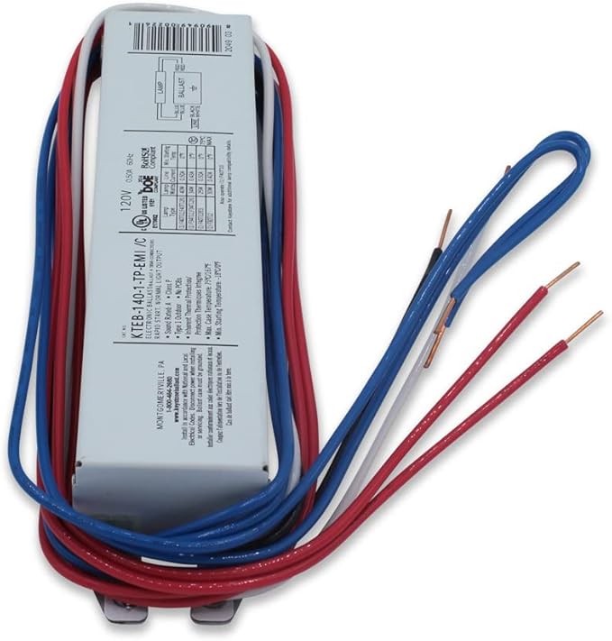 Technical Precision T12 Ballast Replacement for Universal 546-B-TC-P Fluorescent Lamp Ballast Operates on F15T8 / F14T12 / F15T12 / F20T12 Lamps - T12 Ballast - 1 Pack