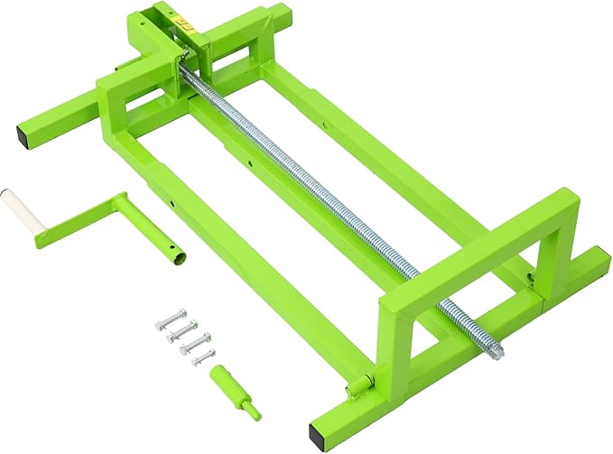 Heavy-Duty Lawn Mower Lift - 800 Lbs Capacity, Universal Fit, Easy Lift for Riding Mowers, Tractors | Adjustable 45° Tilt, Maintenance and Cleaning Aid