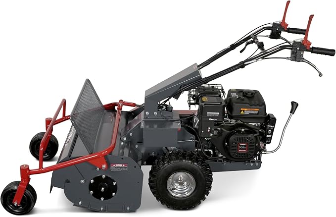 27" Walk Behind Flail Mower, 10HP 302cc, Self-Propelled, Wheeled, Electric Start, SFM27W