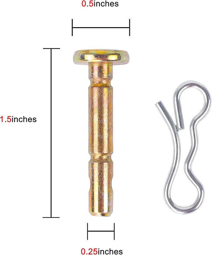 20 pcs Shear Pins + 20 pcs Cotters Pins for 738-04124A Troy Bilt 714-04040 738-04124 Snowblowers Replacement
