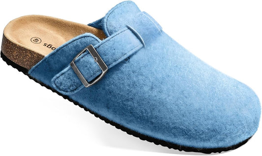BULLIANT Comfort Clogs Slippers Sandals Nurse Work Shoes Unisex for Men Women with Cushioned Cork-Footbed