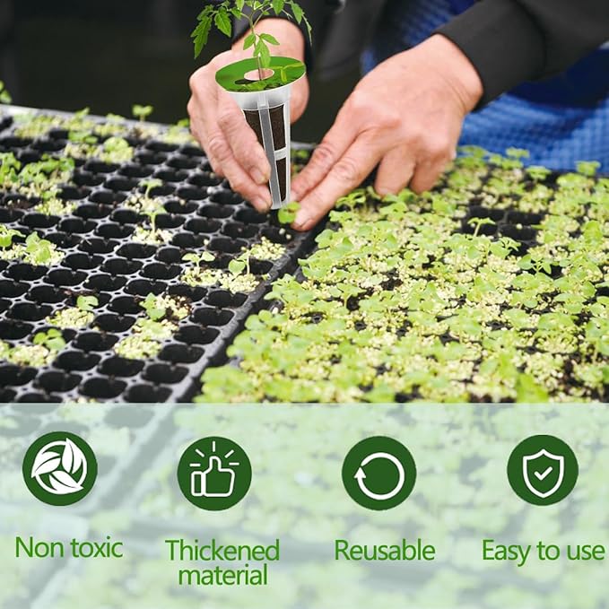 73pcs Seed Pod Kit for Aerogarden, Hydroponics Garden Accessories for System Compatible with Hydroponics Supplies from All Brands, 18 Grow Sponges, 12 Plant Baskets & Domes, 30 Pod Labels, 1 Tweezer