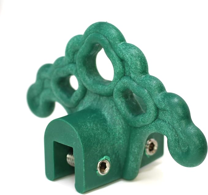 JSP Manufacturing Plastic Roof Ice Guard Snow Guard Snow Stops for Standing Seam Metal Roofing - Multi-Color/Multi-Pack Listing (10, Green)