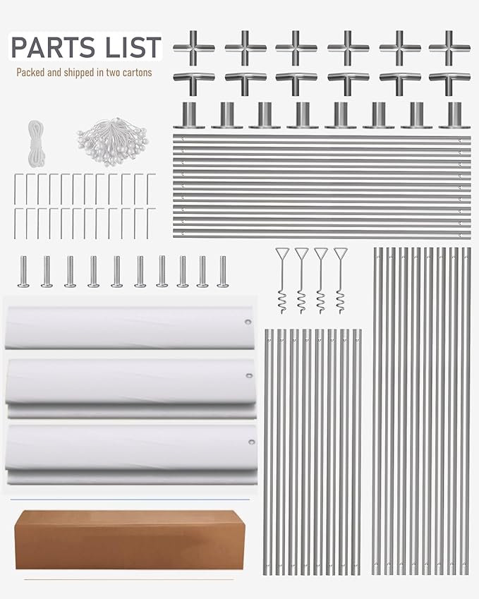 10X20Ft Waterproof Carport Canopy with Roll-Up Mesh Windows & Double Zipper Doors, 180g PE Tarp Cover for Cars, Trucks, SUVs, RVs, Boats & Outdoor Equipment Storage, White