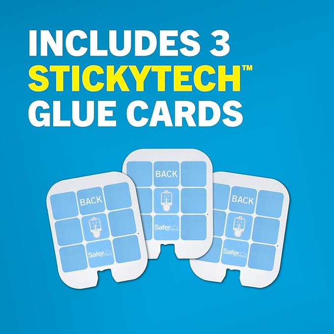 Safer Home SH503 Trap Refill Pack of Glue Cards for SH502 Indoor Fly Trap, 3 Count (Pack of 1)