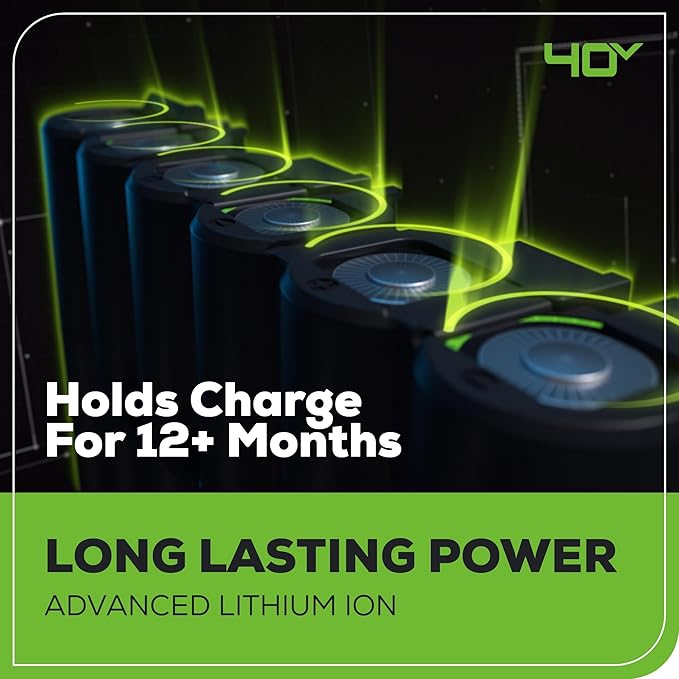 Greenworks 40V 21" Push Mower, 5.0Ah USB Battery