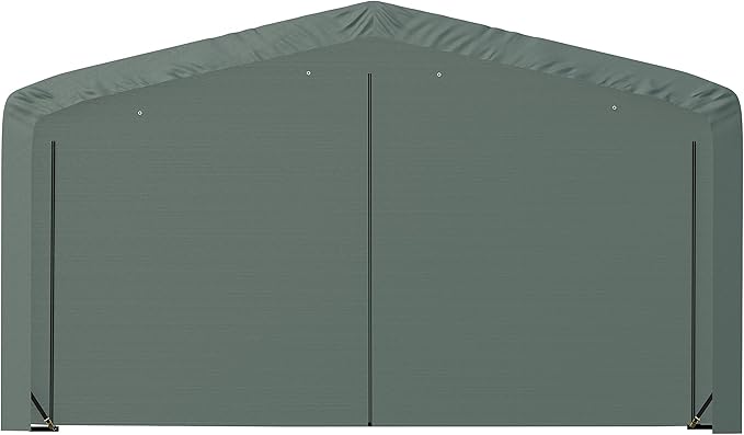 ShelterLogic ShelterTube Garage & Storage Shelter, 20' x 18' x 12' Heavy-Duty Steel Frame Wind and Snow-Load Rated Enclosure, Green