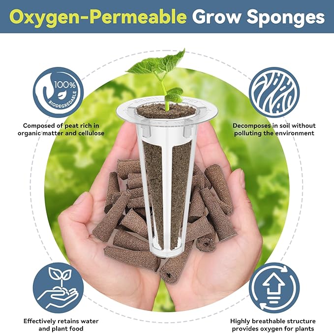 LYKOCLEAN Mix Salad Seed Pods for Ahopegarden, iDOO Hydroponics Growing System Indoor Herb Garden, 400+ Seeds(7-Pods)
