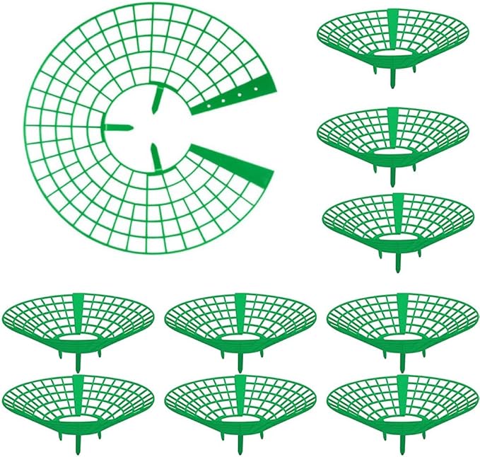 10 Pcs Strawberry Plant Support Stand Strawberry Growing Racks with 3 Sturdy Legs Strawberry Growing Frame Keeping Fruit Elevated to Avoid Ground Rot