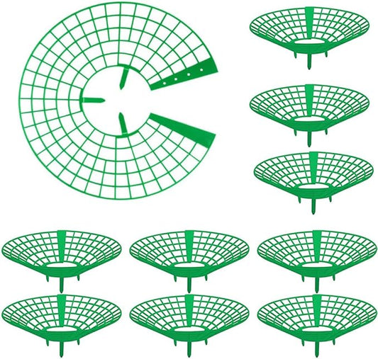 10 Pcs Strawberry Plant Support Stand Strawberry Growing Racks with 3 Sturdy Legs Strawberry Growing Frame Keeping Fruit Elevated to Avoid Ground Rot