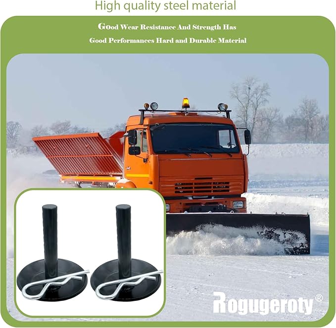 69212 Snow Plow Skid Shoe Blade Protector Skid Shoe Replacement Plow Skids (2 pcs)