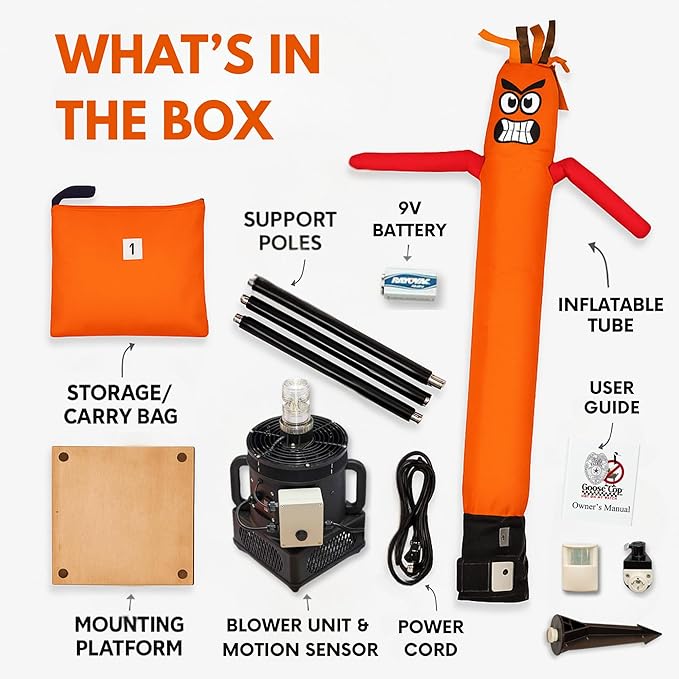 Deer Cop - Motion Activated Deer Deterrent Devices Outdoor - Electronic Deer Out System - Keep Deer Away - Natural Alternative to Spray, Liquid & Granules