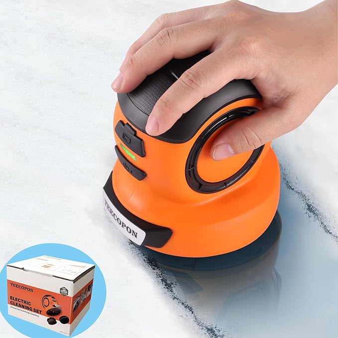 3-in-1 Electric Ice Scraper for Cars & Home – Cordless Handheld Defroster, Cleaner & Polisher, 500 RPM Motor, 2000mAh Battery, Type-C Charging, Lightweight & Portable