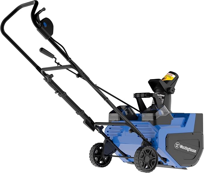 Westinghouse WSnow22 48V Cordless Snow Blower 22 Inch Kit, Steel Auger, LED Lights, 1600W Brushless Motor, 25ft Throwing Distance, Plows 840lbs/min, Compatible with Snow Joe Batteries