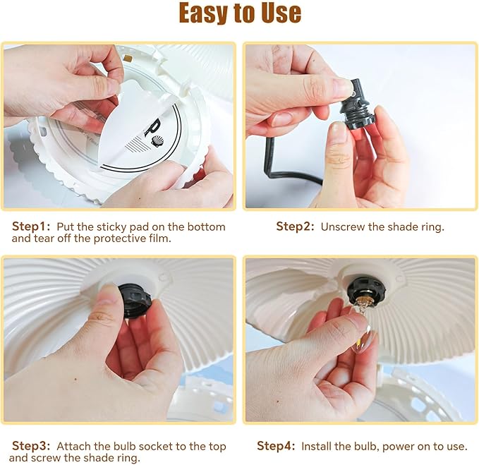 2 Packs Flea Traps for Inside Your Home Flea Light Trap Treatmetnt with 6 Refills & 6 Bulbs for Bugs Insect Pest Control Traps for Living Room, Balcony, and Bedroom