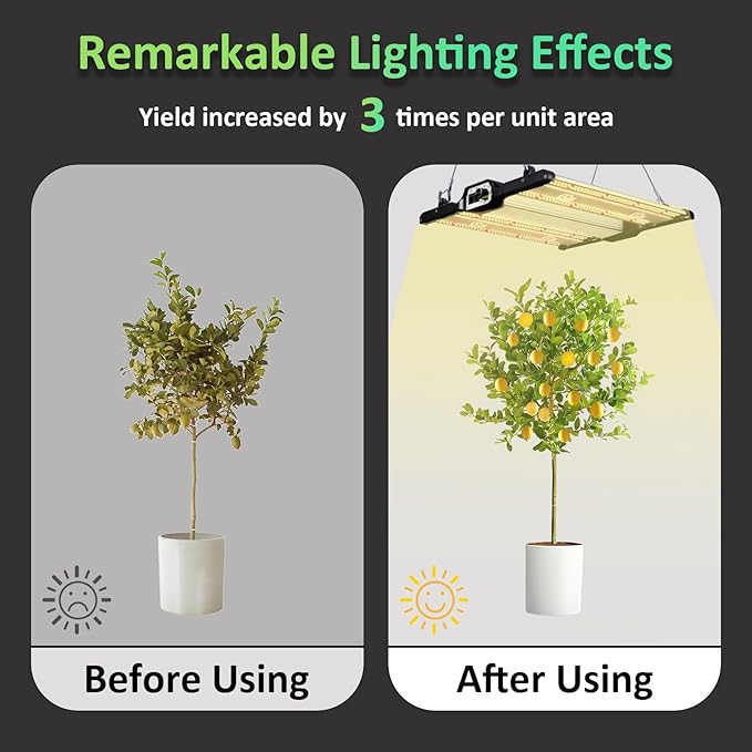 BLOOMINGREEN 100W LED Grow Light with LM301B Diodes&336pcs LEDs,Dimmable Full-Spectrum Growing Lights for Indoor Plants Fixtures,Daisy Chain Grow Lamp in Vertical Farm Grow Tent 2X2/3X3ft Veg/Bloom