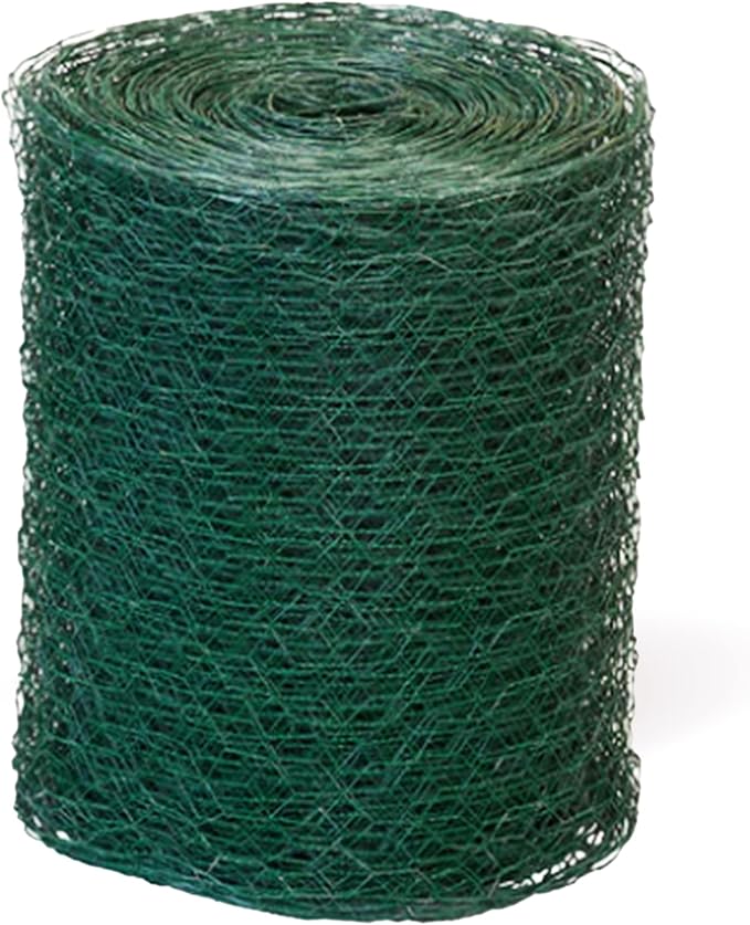 Green Florist Netting, Customizable Floral Wire, Steel Wire Mesh Roll, Versatile and Durable Garden Netting, Essential Floral Arrangement Supplies, 12 inches x 150 feet