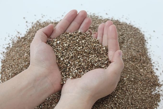 20QT Organic Vermiculite, Horticultural Vermiculite for Plants, Soil for Potted Plants, Vermiculite Coarse Hydroponic for Succulent Orchid Gardening