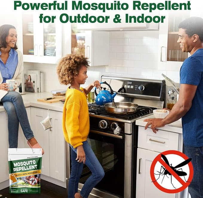 Mosquitoes Repellent Outdoor Patio, Mosquito Deterrent Indoor,Mosquito Control Repeller for Room/Yard/Camping/Home/Travel 8-Pack