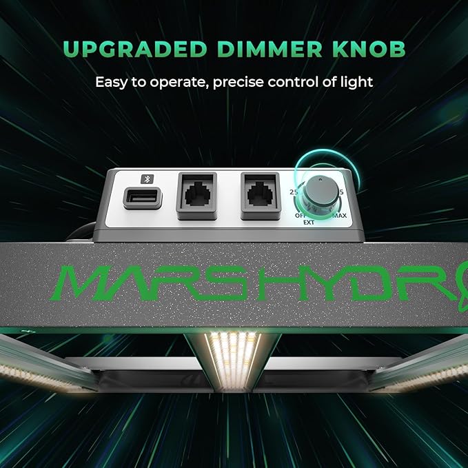 MARS HYDRO 2024 FC-E1000W Foldable Bar Style Led Grow Lights for Indoor Plants Diode Full Spectrum Growing Lamp 1000Watt 5x5FT Dimmable Daisy Chain Commercial Achieve 2.8umol/J 3G/W