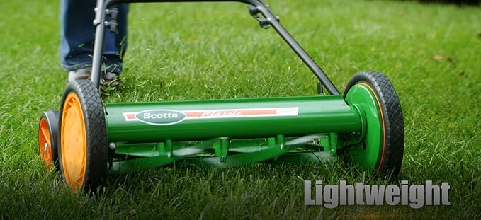 Scotts Outdoor Power Tools 2000-20S 20-Inch 5-Blade Classic Push Reel Lawn Mower, Green