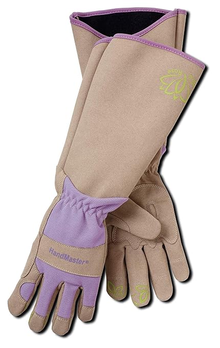 MAGID HandMaster Professional Rose Pruning Gloves, 12 Pairs, Size 7/Small, BE195T