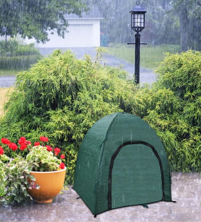 Winter Plant Covers for Snow and Ice Protection Shrub Cover Freeze Protection Plant Tent Protect Outdoor Plant and Potted Plant from Snow Frost Sun and Animal with Zipper Door 36*36*40 (2Packs)