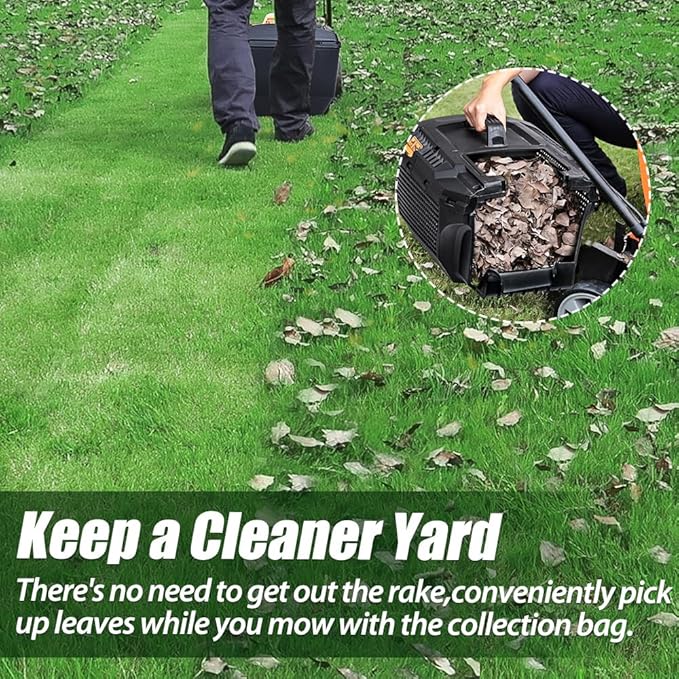 LawnMaster 20VMWGT 24V Max 13-inch Lawn Mower and Grass Trimmer 10-inch Combo with 2x4.0Ah Batteries and Charger