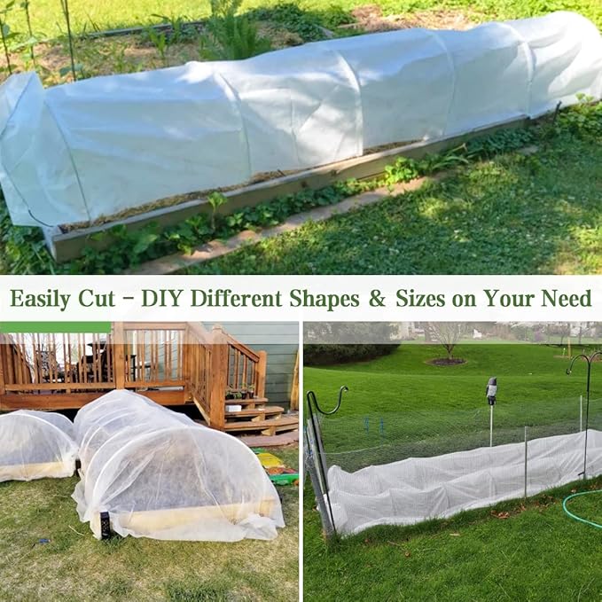Plant Covers Freeze Protection, 5FT x 30FT 0.9oz Reusable Floating Row Cover Plant Blankets Frost Cloth for Clod Winter Frost Sun Pest Protection