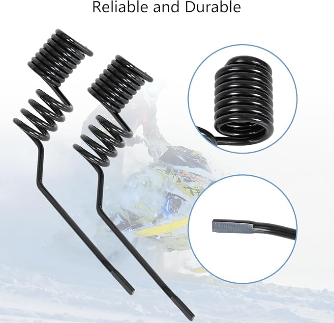 Spring Style Rail Mount Ice Scratchers, Snowmobile Ice Snow Scrtchers Kit Snowmobile Ice Sratchers Compatile with REV G4 REV-XM REV-XP Summit, Replace OEM# 860201728